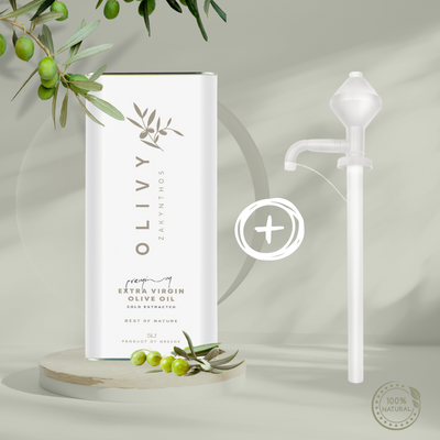 OLIVY | 5l-Bundle | Olivenöl (5l Kanister) + Pumpe